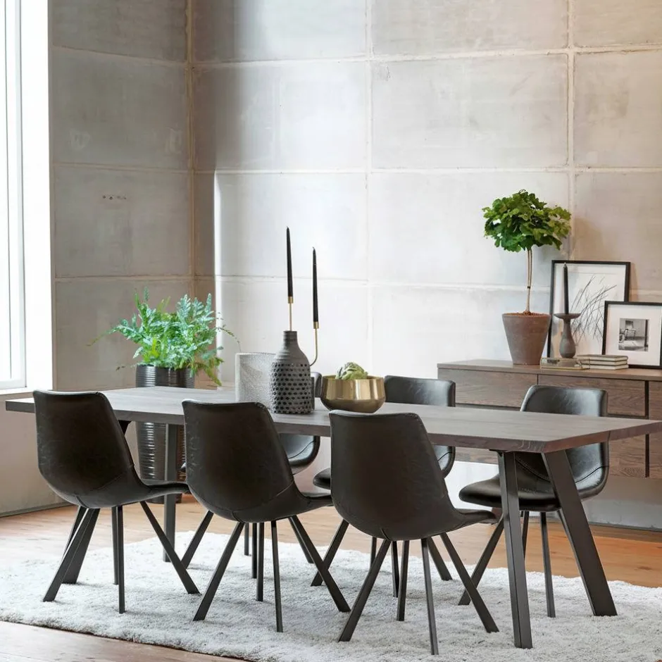 Pharao24 Loft Essgruppe Kandu> Tisch Mit Stühlen|Esszimmer Sets