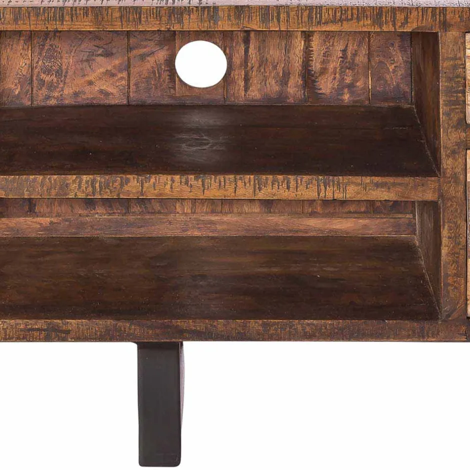 Massivholz Tv Möbel*Pharao24 Loft Lowboard Tamila