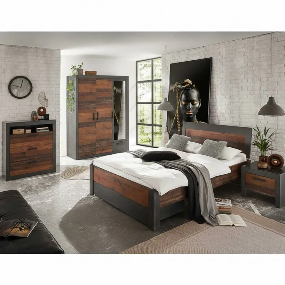 Schlafzimmer Sets*Pharao24 Loft Schlafzimmer Frondito