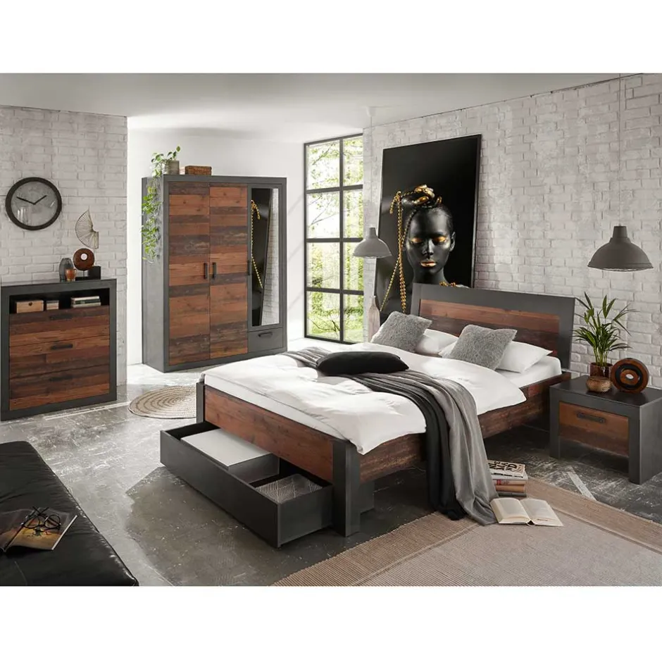 Schlafzimmer Sets*Pharao24 Loft Schlafzimmer Frondito