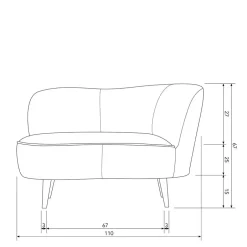 Einzelsofa*Pharao24 Loft Sofa Garcia
