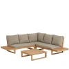 Sitzgruppen*Pharao24 Lounge Ecksofa mit Tisch Vanaea