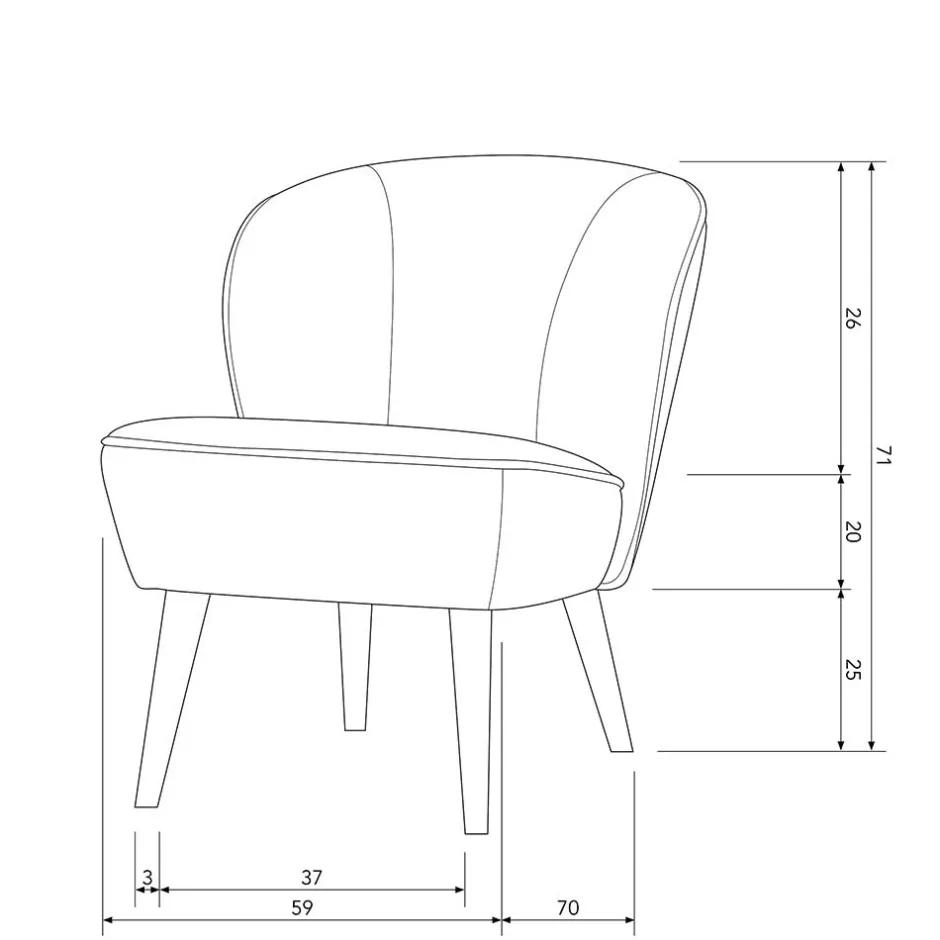 Pharao24 Lounge Sessel Harras> Polstermöbel|Wohnzimmer Sessel