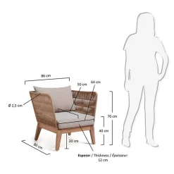 Wohnzimmer Sessel*Pharao24 Lounge Sessel Santurio