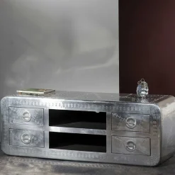 Pharao24 Lowboard Hangar> Massivholz Tv Möbel|Fernsehtische