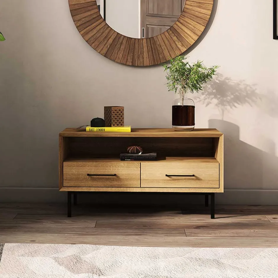 Pharao24 Lowboard Yalley> Massivholz Tv Möbel