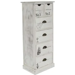 Massivholz Kommoden|Hochkommoden*Pharao24 Maritime Kommode Diadani