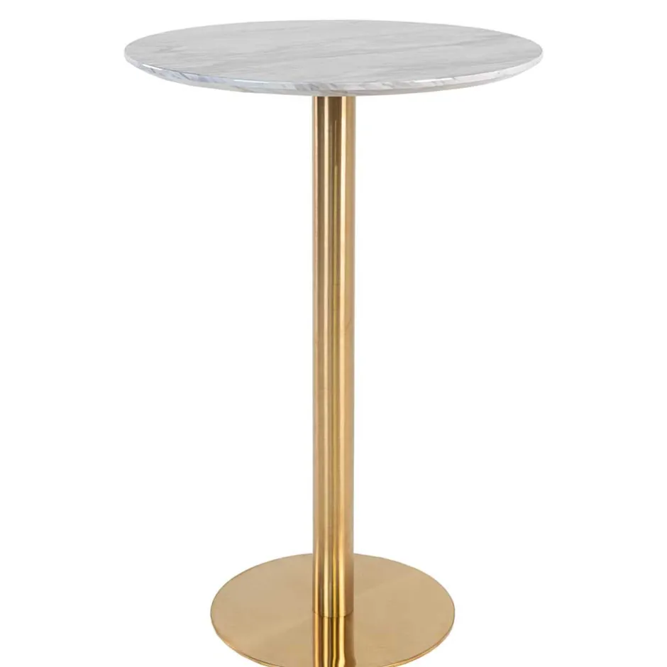 Barmöbel*Pharao24 Marmor Optik Bartisch Andaman