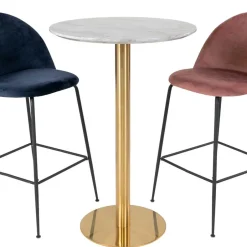 Barmöbel*Pharao24 Marmor Optik Bartisch Andaman