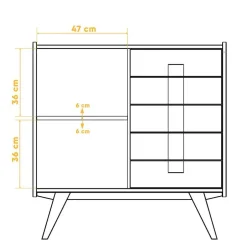 Pharao24 Massiv Kommode Carilla><noscript><img width=
