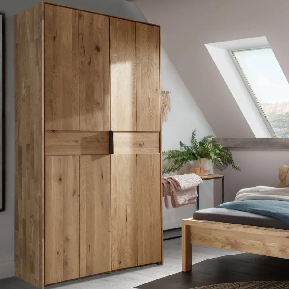 Drehtürenschränke|Massivholz Kleiderschränke*Pharao24 Massiver Holzkleiderschrank Snoba