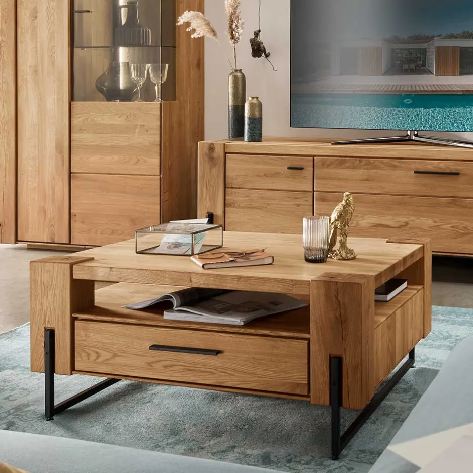 Pharao24 Massiver Wohnzimmertisch Kaladria> Massivholzmöbel|Wohnzimmertisch