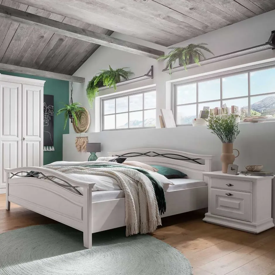 Pharao24 Massives Holzbett Pestrov> Doppelbetten|Massivholzbetten