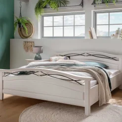 Pharao24 Massives Holzbett Pestrov><noscript><img width=