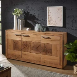 Pharao24 Massives Sideboard Cranados> Massivholzmöbel|Wohnzimmerschrank