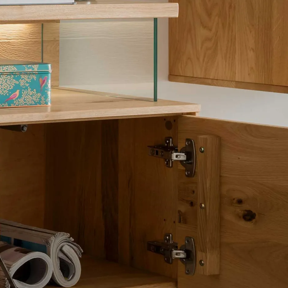 Massivholz Tv Möbel|Fernsehtische*Pharao24 Massives TV Lowboard Onitos