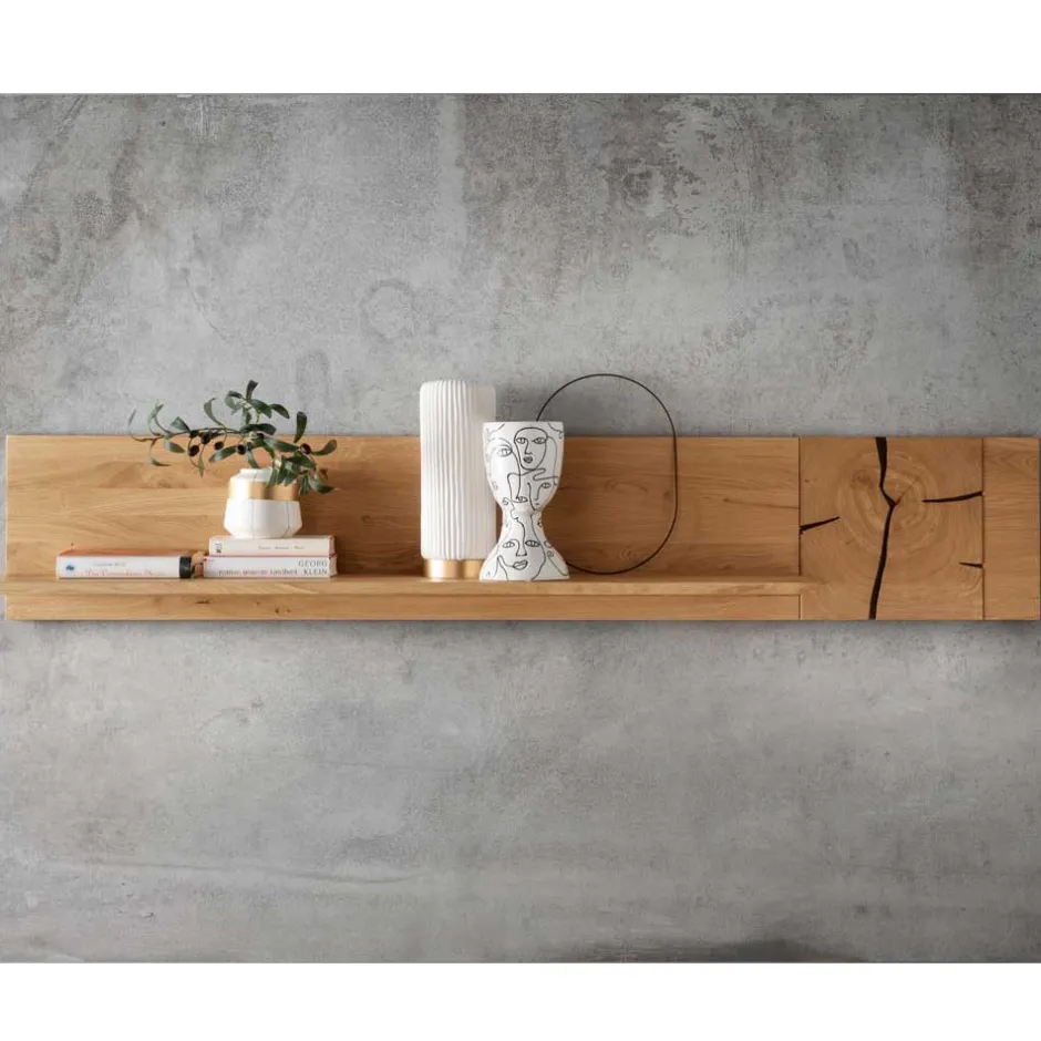 Wohnzimmerregale|Massivholzregale*Pharao24 Massives Wandboard Matreos