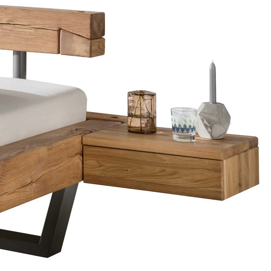 Pharao24 Massivholz Balkenbett Spid> Massivholzbetten|Balkenbett