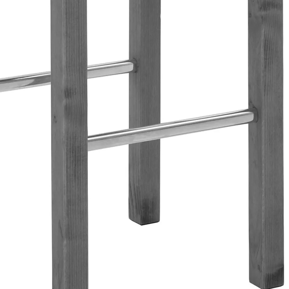 Pharao24 Massivholz Barhocker Candabria> Barmöbel|Hocker