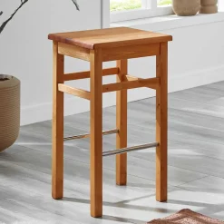 Barmöbel|Barhocker*Pharao24 Massivholz Barhocker Lienna