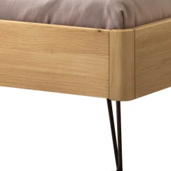 Massivholzbetten|Jugendbetten*Pharao24 Massivholz Bett Eiche hell Ciceka