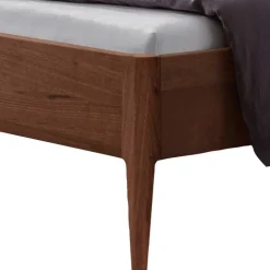 Massivholzbetten*Pharao24 Massivholz Bett Nussbaum Lactona