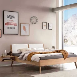 Doppelbetten|Massivholzbetten*Pharao24 Massivholz Bett 140x200 cm Gracia