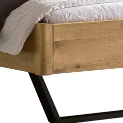 Pharao24 Massivholz Bettgestell mit Polster Etienne><noscript><img width=