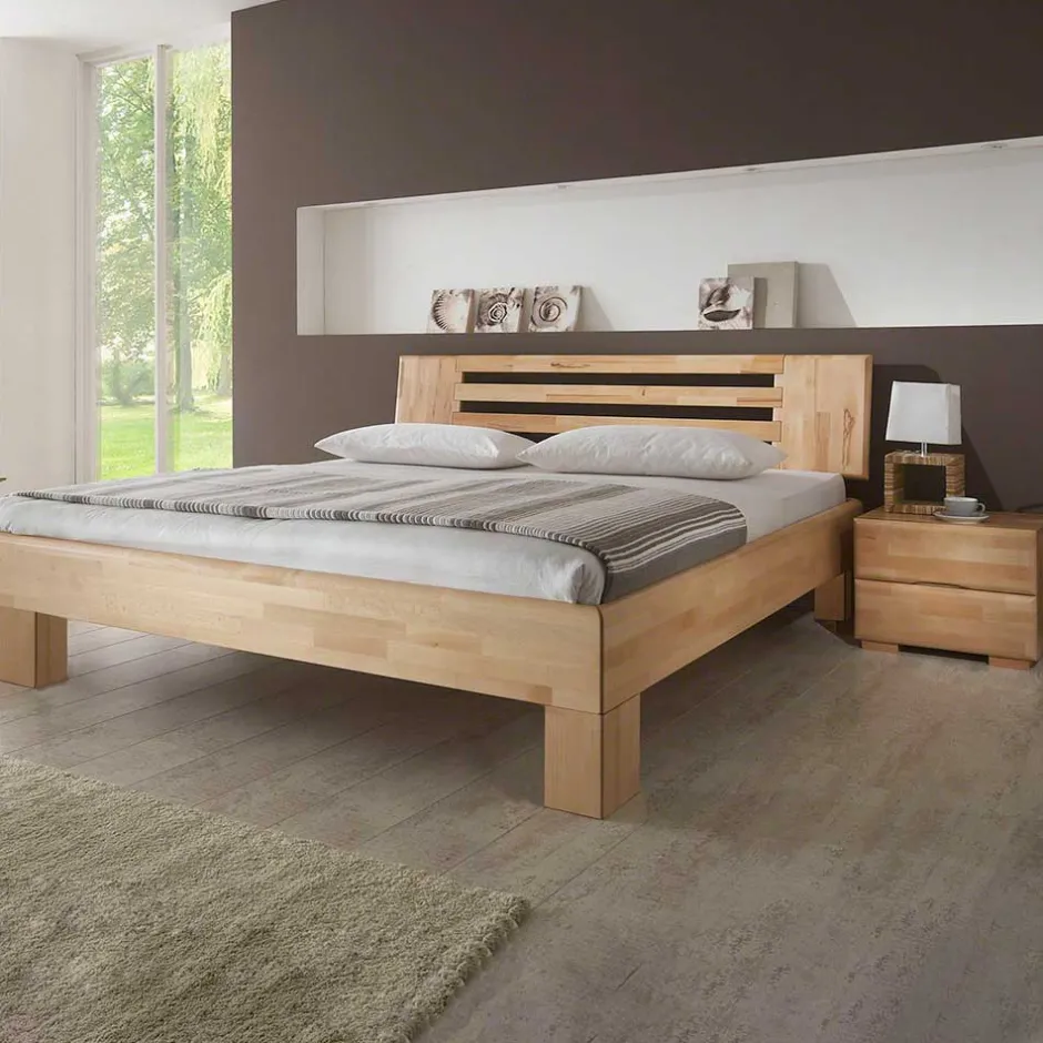 Pharao24 Massivholz Doppelbett Brisco> Betten In Übergröße|Doppelbetten