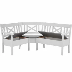 Küchenbank|Holzbänke*Pharao24 Massivholz Eckbank Julan