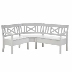 Holzbänke|Esszimmerbänke*Pharao24 Massivholz Eckbank Megida