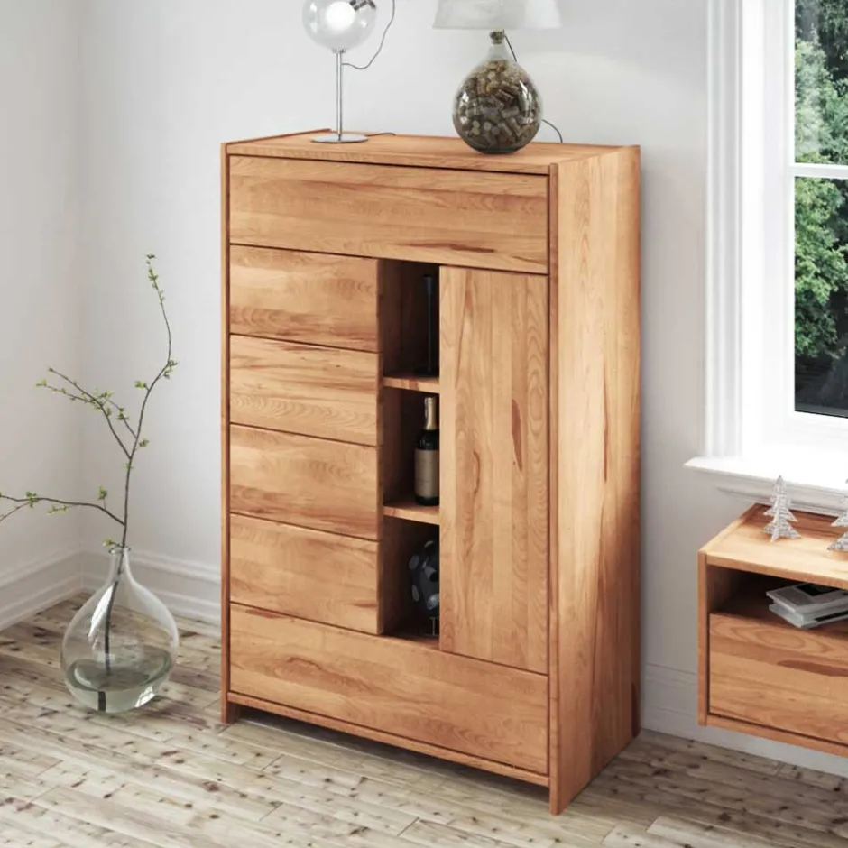 Esszimmerkommoden|Highboards*Pharao24 Massivholz Highboard Bagavano