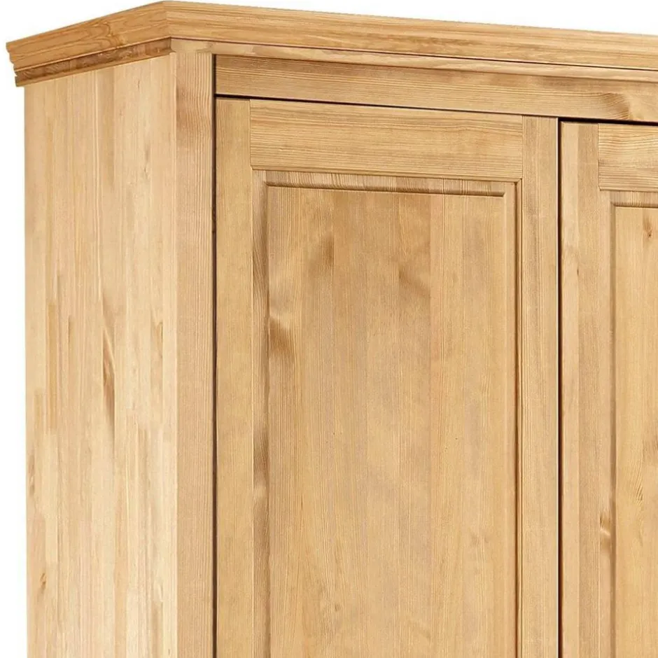 Pharao24 Massivholz Kleiderschrank Movay> Drehtürenschränke|Massivholz Kleiderschränke