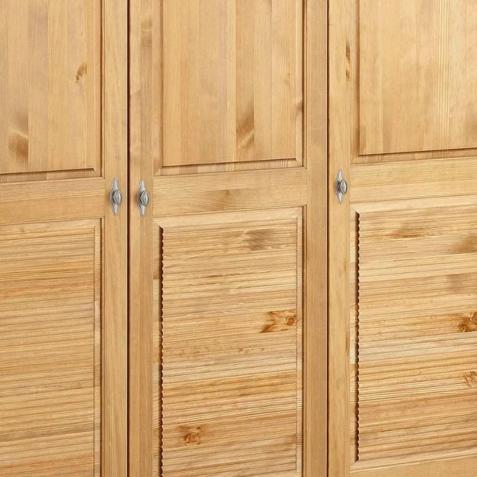 Pharao24 Massivholz Kleiderschrank Movay> Drehtürenschränke|Massivholz Kleiderschränke