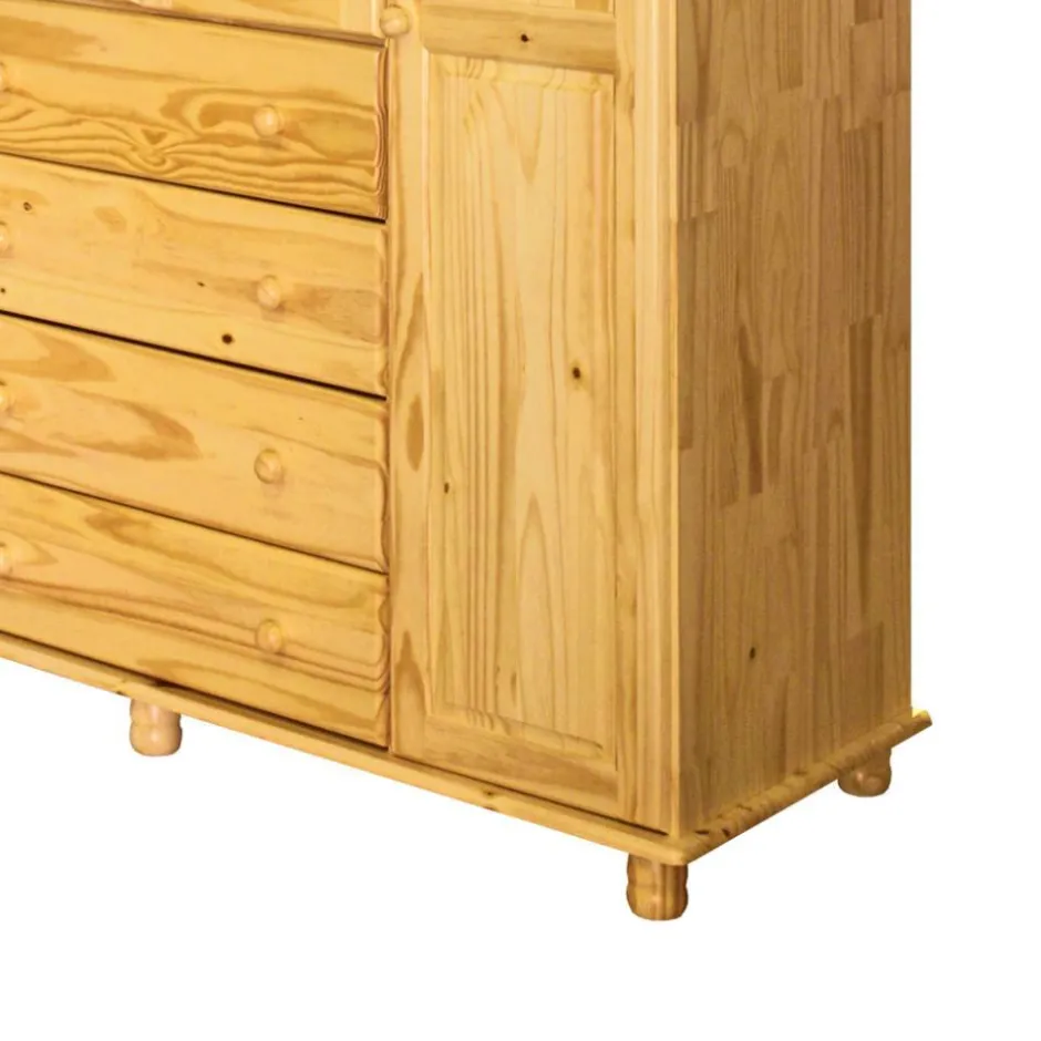 Pharao24 Massivholz Kleiderschrank Plazero> Drehtürenschränke|Massivholz Kleiderschränke