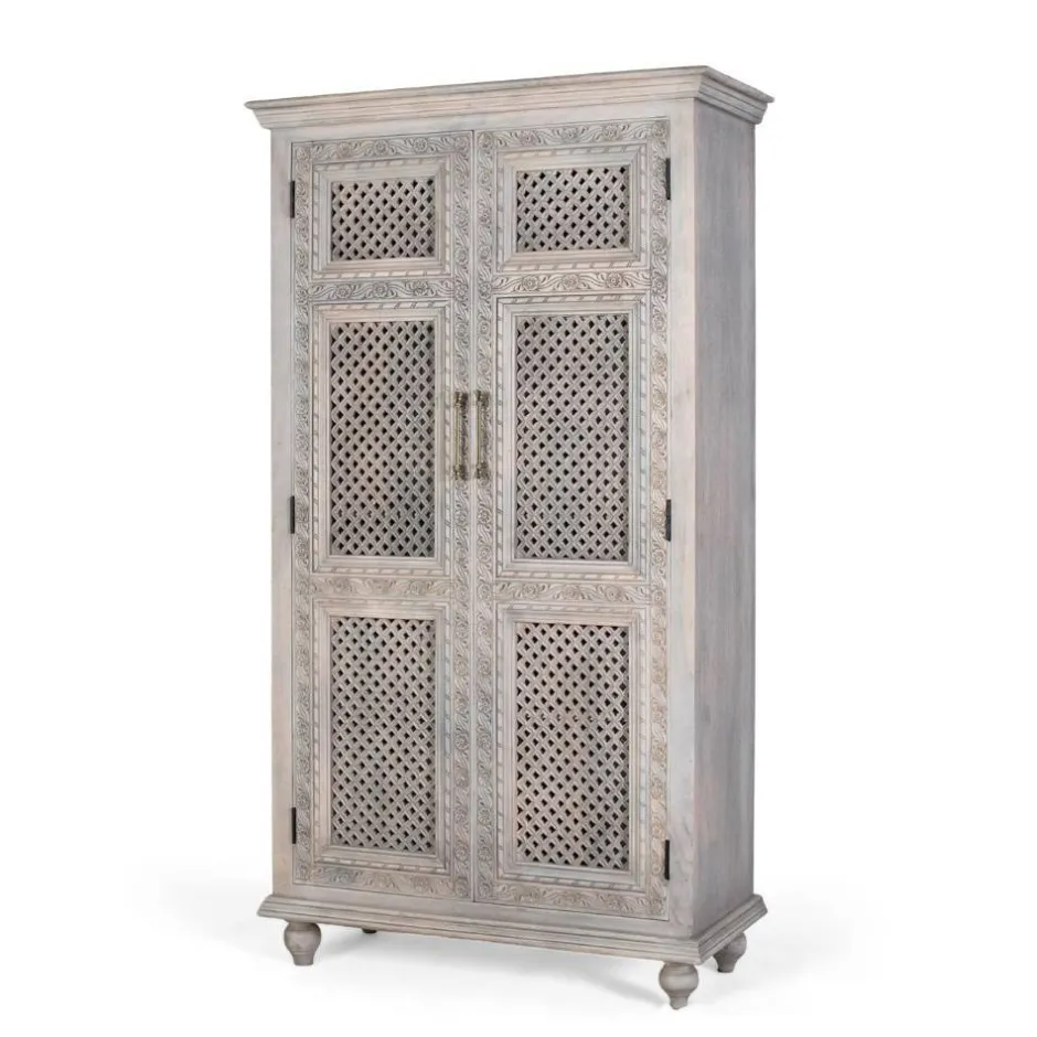 Pharao24 Massivholz Kleiderschrank Mocino> Drehtürenschränke|Massivholz Kleiderschränke