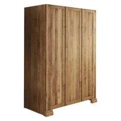 Drehtürenschränke|Massivholz Kleiderschränke*Pharao24 Massivholz Kleiderschrank Sascora