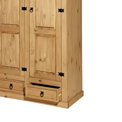 Drehtürenschränke|Massivholz Kleiderschränke*Pharao24 Massivholz Kleiderschrank Ravona