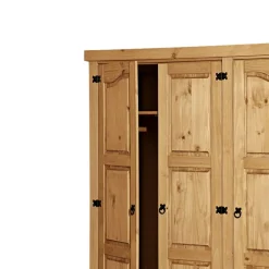 Drehtürenschränke|Massivholz Kleiderschränke*Pharao24 Massivholz Kleiderschrank Ravona