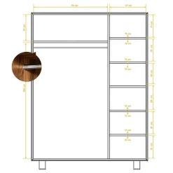 Pharao24 Massivholz Kleiderschrank Vaneri><noscript><img width=