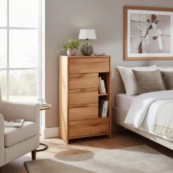 Pharao24 Massivholz Kommode Bagavano> Massivholz Kommoden|Flurkommoden