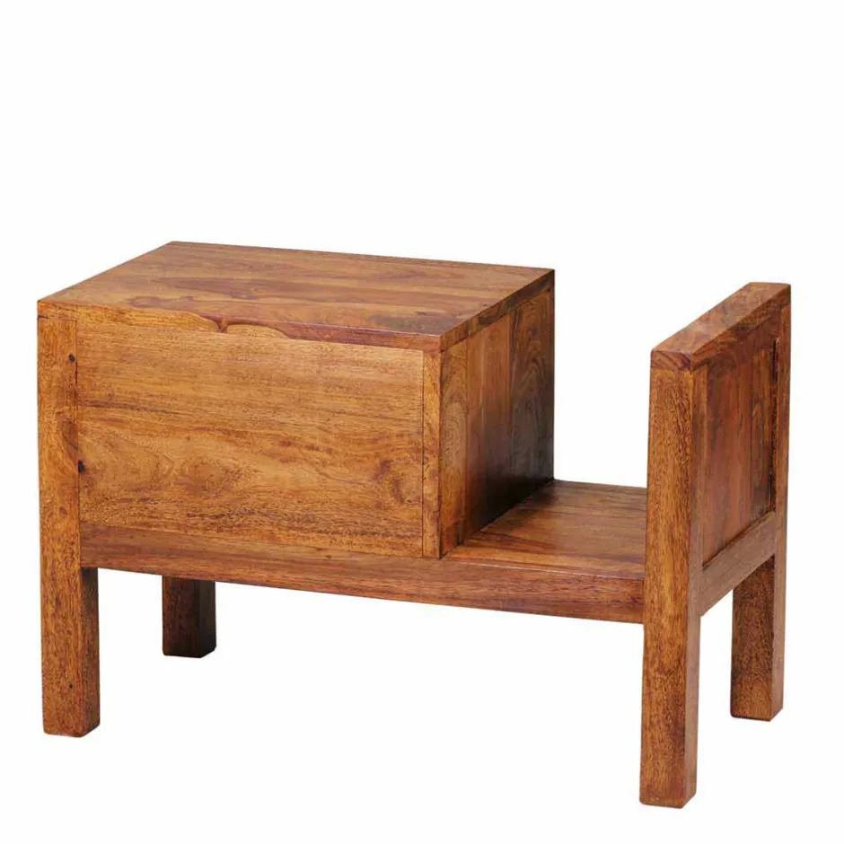 Nachtkommoden|Nachttisch*Pharao24 Massivholz Nachtkonsole Arendal