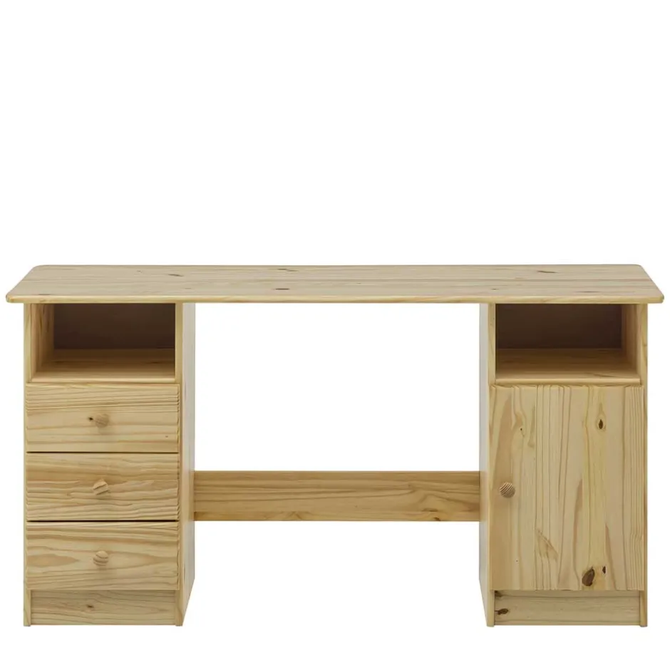 Schreibtische|Computertische*Pharao24 Massivholz Schreibtisch Stopp