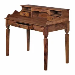 Schreibtische|Computertische*Pharao24 Massivholz Schreibtisch Velinan