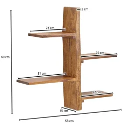 Pharao24 Massivholz Sheesham Regal Ulma><noscript><img width=