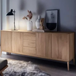 Pharao24 Massivholz Sideboard Belafoma> Massivholzmöbel|Esszimmerkommoden