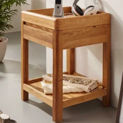 Telefontische|Wohnzimmertisch*Pharao24 Massivholz Telefontisch Laforta