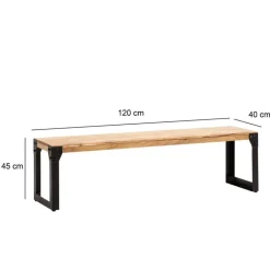 Pharao24 Massivholzbank Duben><noscript><img width=