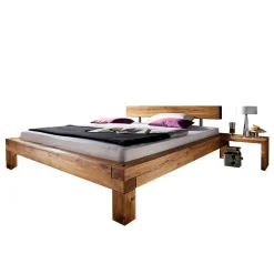 Doppelbetten|Massivholzbetten*Pharao24 Massivholzbett Flavios