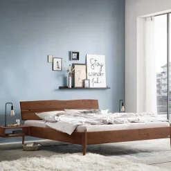 Pharao24 Massivholzbett Nussbaum Calmagon> Doppelbetten|Massivholzbetten